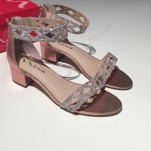 Rose gold Nina Sandals